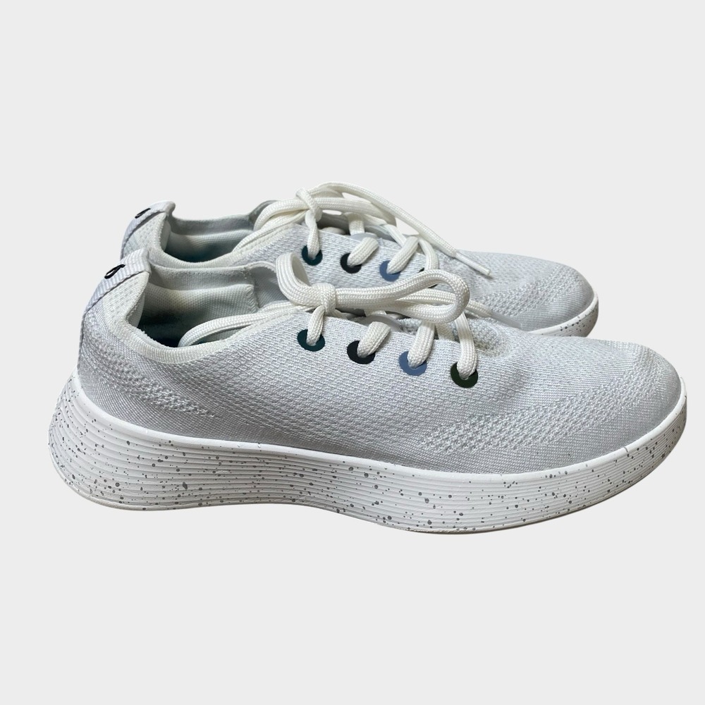 Allbirds Tree Runner Go Women Size 8 White Athletic Running Shoes Sneakers